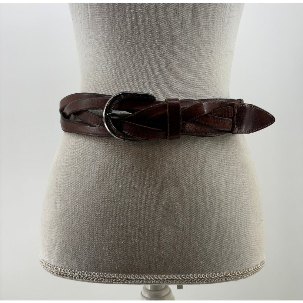 Y2K Banana Republic Women's Top Braided Brown Belt 30/Small